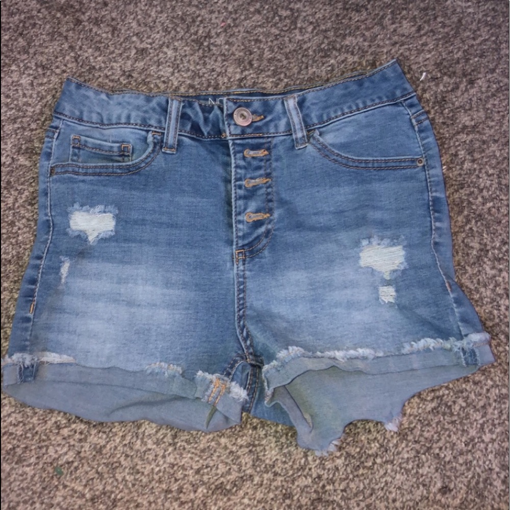 High rise jegging shorts